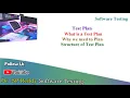 Introduction to Test Plan - Why we need to plan
