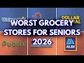 5 Worst and 5 Best Grocery Chains For Seniors