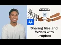 Sharing Files and Folders in Dropbox Dropbox Tutorials Dropbox