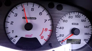 SUBARU WRX STI version6 GC8 0-100 Acceleration