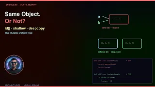 The Bug Hiding in Your Default Arguments Python Copy Memory Ep 69