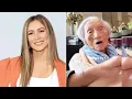 Emma Lovewell a Peloton instructor tells 106-year-old Grandma that she got engaged and says I