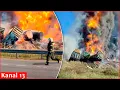 Download Lagu Another blow deepening Russia’s fuel crisis: Fuel-filled wagons engulfed in flames