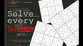 HOW to solve EVERY Sudoku with python