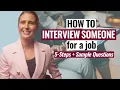 How to Conduct an Interview Effectively 5-Step Structure Questions for Job Interviews