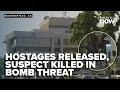 All hostages released suspect dead in bomb threat at Chase Bank in Bakersfield