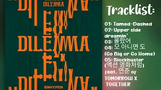  dimension dilemma full tracklist e n h y p e n 
