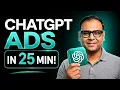 How to Run ChatGPT Ads Full Tutorial - Umar Tazkeer