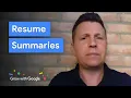 Pitch Yourself With A Resume Summary Recruiter Tips Google Career Certificates