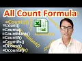 All count formula like count countif countblank countifs counta Dcount and Dcounta in excel