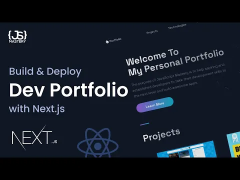 Build and Deploy THE PERFECT Portfolio Website Create a Portfolio from Scratch