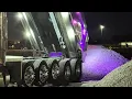 2025 Peterbilt 589 Dump Truck Day in the Life New lights CB chatter driving asmr