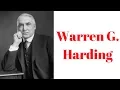 History Brief Warren G Harding