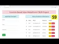 CRUD Project Function Based View with Model Form in Django Hindi