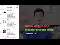 UITableView Pt USE SHOW SEGUE TO TRANSITION FROM MASTER TO DETAIL VIEW CONTROLLER