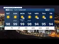 MOST ACCURATE FORECAST A break from the 100s in Phoenix through Memorial Day