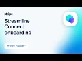 Using embedded components to streamline Connect onboarding