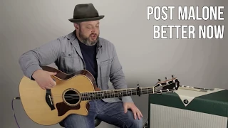 Post Malone "Better Now" Guitar Lesson (Easy Acoustic)