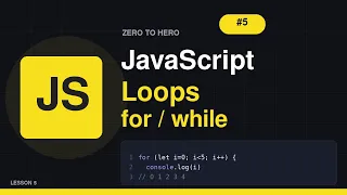JavaScript From Zero to Hero - Stop Repeating Code Learn Loops Fast