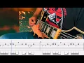 Turnover- Cutting My Fingers Off Cover (Guitar Tabs On Screen)