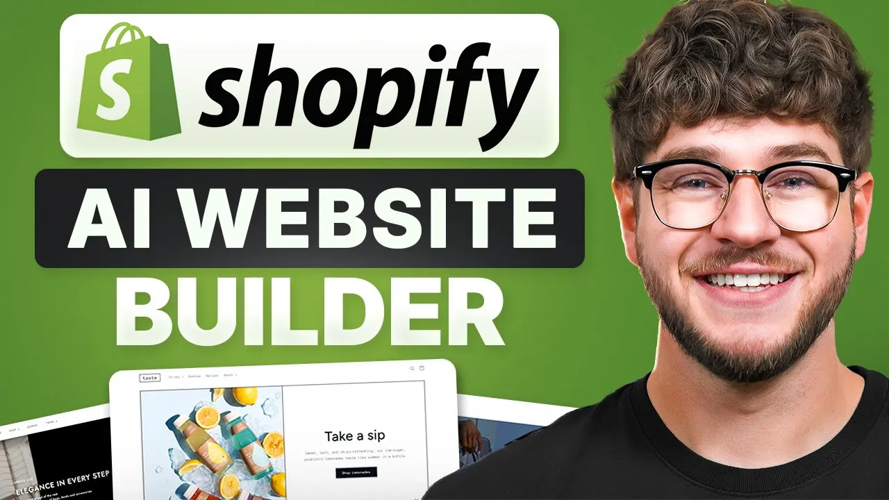 Shopify Free Trial Website Builder Tutorial YouTube video preview