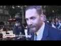 Tom Hardy Introduces Dog To Reporter At London Premiere Of Legend Forces TV