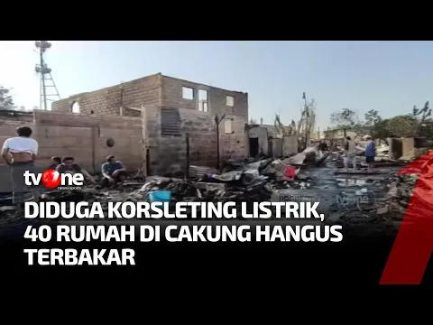 40 Rumah di Cakung Hangus Terbakar, Diduga Akibat Korsleting Listrik