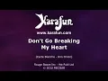 Don't Go Breaking My Heart - Elton John & Kiki Dee | Karaoke Version | KaraFun