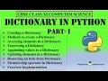 Dictionary in Python Part 1 Comprehensive Guide to Dictionaries in Python CBSE Class 11 CS