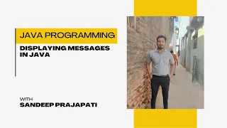 Displaying Messages in Java
