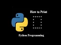 How to print hollow square star pattern using python python programming tutorial for beginners