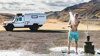 How to Shower in a Van