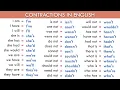 Contractions in English