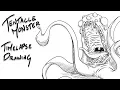 Tentacle Monster Speed Drawing