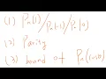property of Legendre polynomial special value parity bound