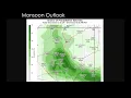 Monsoon Outlook Saturday August 27th 2022