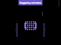Staggering Animation Using AnimeJs Coding Status
