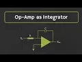 Op-Amp Integrator with Derivation and Solved Examples