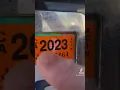A friendly reminder to slice up your registration stickers