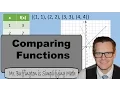 Math 8 Lesson 19 Comparing Functions Simplifying Math