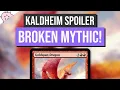 Goldspan Dragon Kaldheim Spoiler Broken Mythic Treasures MTG Commander EDH Quick Take