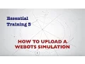 Essential Training 3 - How to upload a Webots simulation