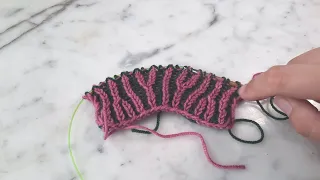 brLsl dec - Brioche Knitting Left Slanting Decrease