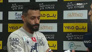 منصور حمزي   لاعب  ضمك  أنا لم أقم بالإساءة للحكم بتصريحي السابق  وطبيعي أن الجميع يشتكي من التحكيم دندنها