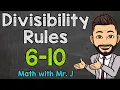 Divisibility Rules 6 7 8 9 10