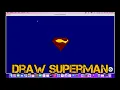 Super Man Logo drawn using python turtle graphics DC Turtle Animation Digital Art