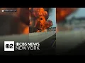 1 dead in fiery tractor trailer crash in Clifton N J