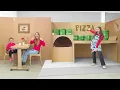 Amelia Avelina Arthur open a Cardboard Restaurant