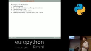 EuroPython 2017 Rimini CyberSecuirty bootcamp