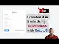 Building a Stunning Registration Page with Tailwind CSS Step-by-Step Tutorial